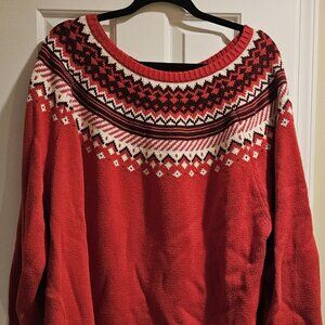 Lands End Women's 3x Long Sleave Sweater